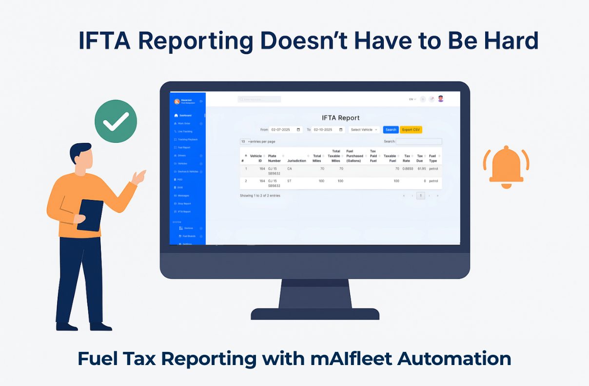 Simplify Your Fuel Tax Reporting with mAIfleet Automation