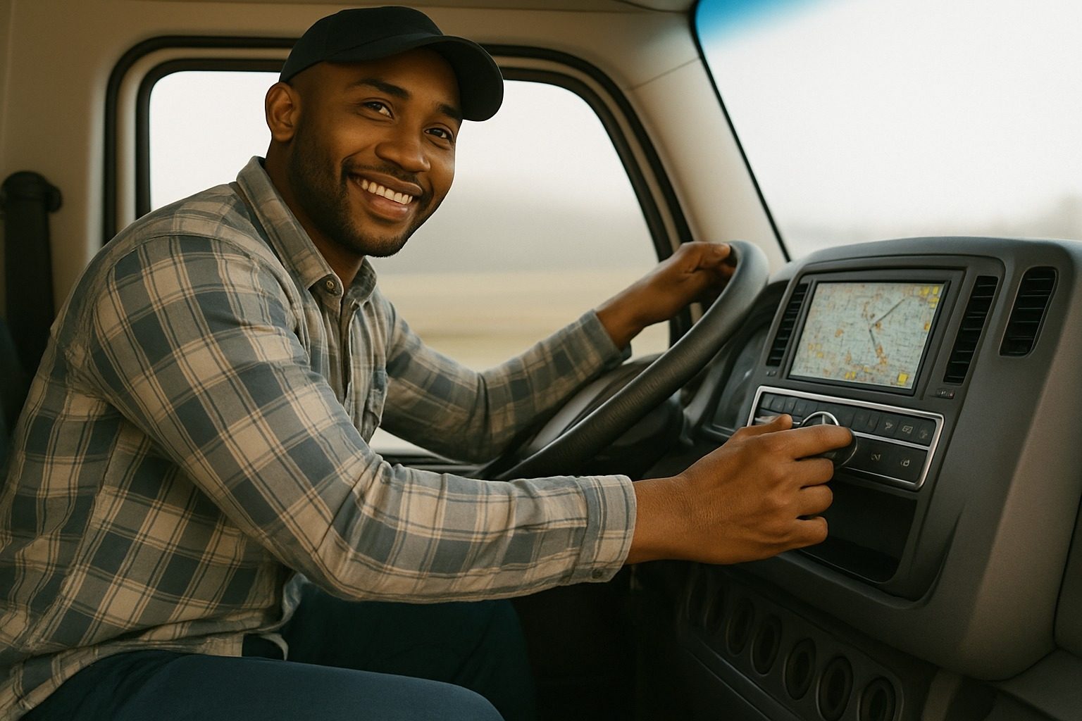 Navpad & Poser — driver in cab