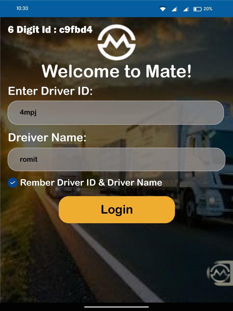 Vehicle screen 1