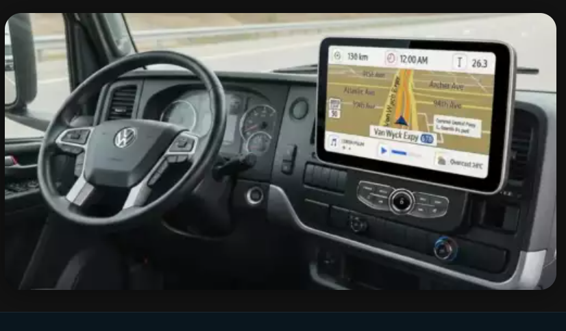 Kmate running on Poser in vehicle dashboard