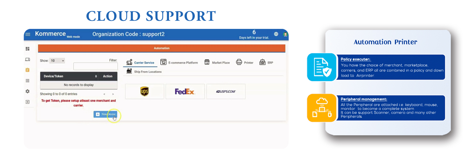 cloud support